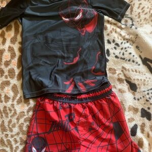 Marvel Black and Red Swim Set